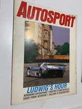 AUTOSPORT Magazine 3/07/1986; Martini's F3000 Mugello/ Didier Pironi interview