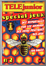 TELE JUNIOR HS n°2 BIS ¤ 1982 ¤ SPECIAL JEUX / JEUX NON FAIT / GOLDORAK