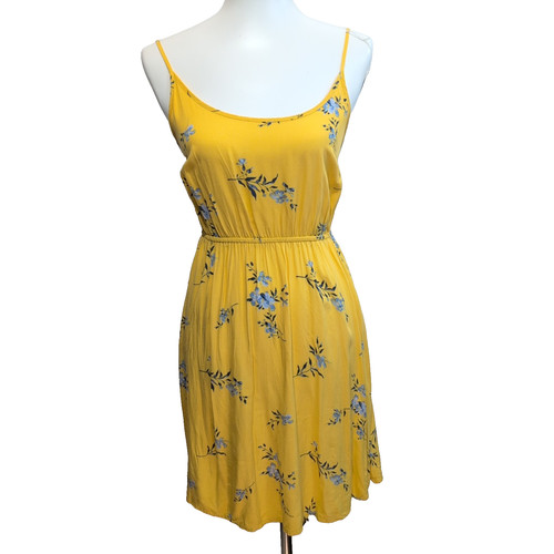Robe été jaune fleurie - robe,