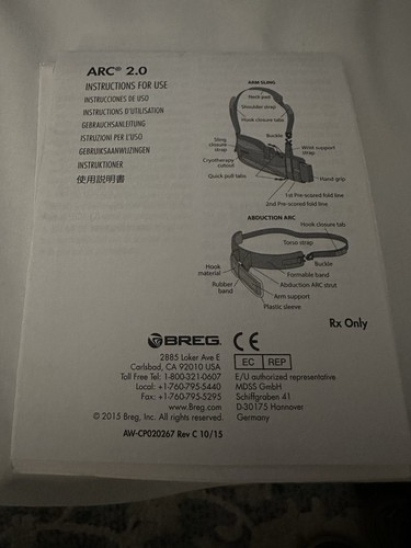 Breg arc arm sling - breg,