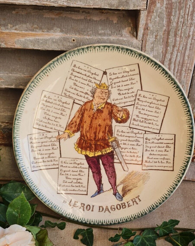 Ancienne assiette parlante - ancienne,