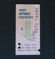 Ancien ticket métro RATP