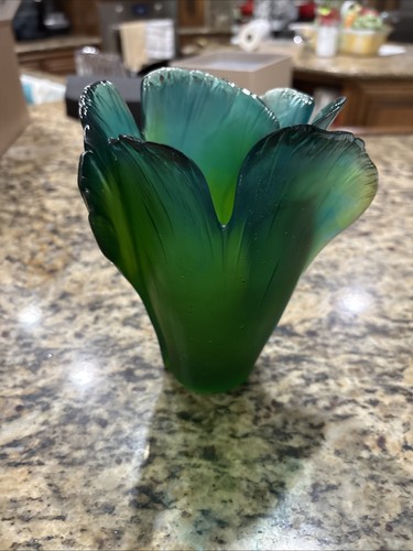 Daum france crystal - crystal, ginkgo
