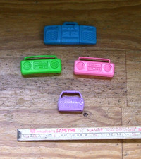 Lot de 4 radios boom box