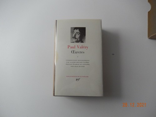 Paul valery oeuvres nrf - valery, 1