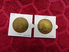 2 jetons touristiques monnaie de paris dept 28 et dept 25