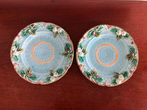 Assiettes barbotine - assiettes, en