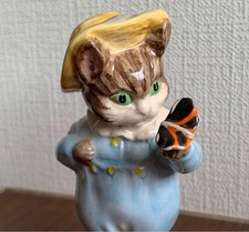Figurine Beatrix Potter Tom Kitten and Butterfly Beswick Royal Albert en boîte