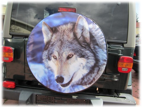 Cache roue secours wolf - roue, de