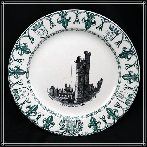 Assiette faience georges - faience,