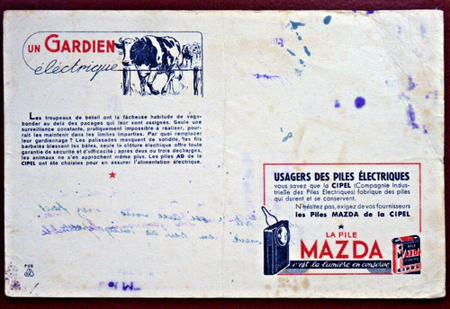 Buvard pile mazda un - mazda,