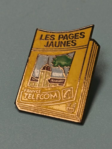 Vintage pin les pages jaunes - pin's,