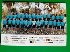CYCLISME carte  équipe cycliste ASTANA 2018