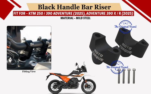 Ktm rehausse guidon - ktm, noire