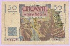 50 Francs, FRANCE 1950, (2.3)