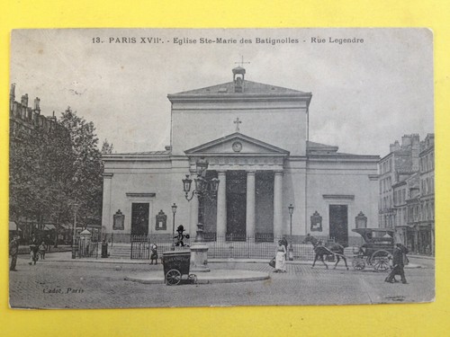 Cpa paris transport - paris, attelage