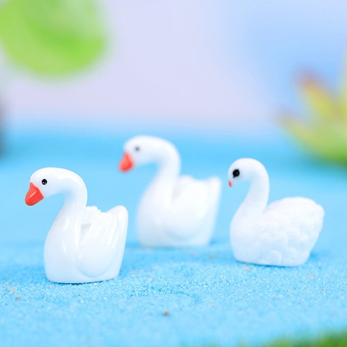 Mini décorations cygne en - décorations, de