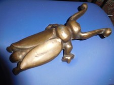 TIRE BOTTE ANCIEN EN BRONZE 