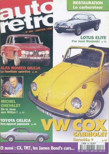 Auto retro 206 1998 - n°206, vw