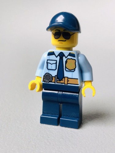Minifigure officier police - officier, de