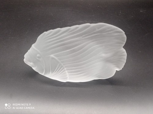 Sculpture poisson cristal - en,
