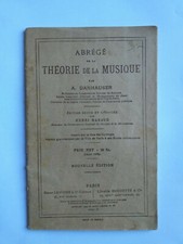 ABREGE THEORIE DE LA MUSIQUE