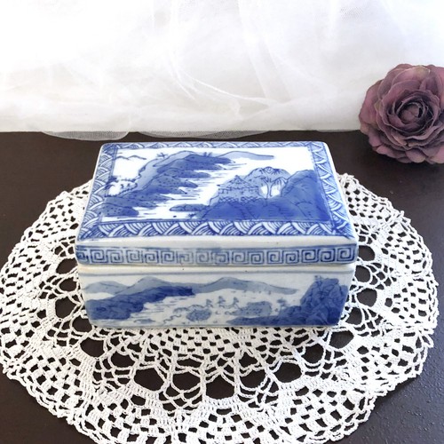 Boîte porcelaine chine - boîte,
