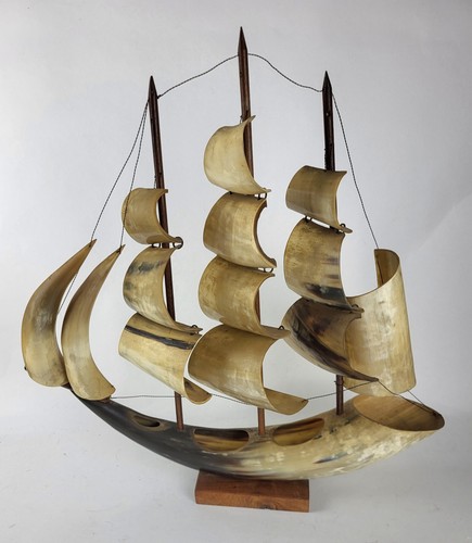 Maquette bateau corne de - maquette,