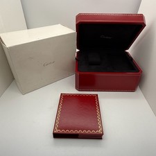 Cartier Boîtier de montre authentique COWA 0010 couvercle de livret boîte ext...