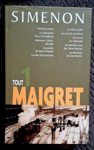 Simenon tout maigret - -,