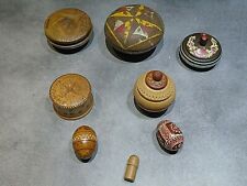 lot de 5 boites rondes, 2