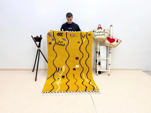 Tapis laine berbère - tapis, en