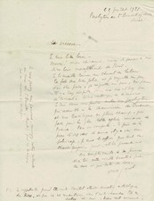 Max JACOB - Emouvante lettre