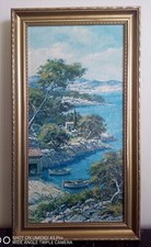 impression sur toile d'après Lucien Potronat - 49 x 24 cm - bien encadré