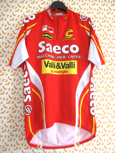 Maillot cycliste saeco valli - maillot,