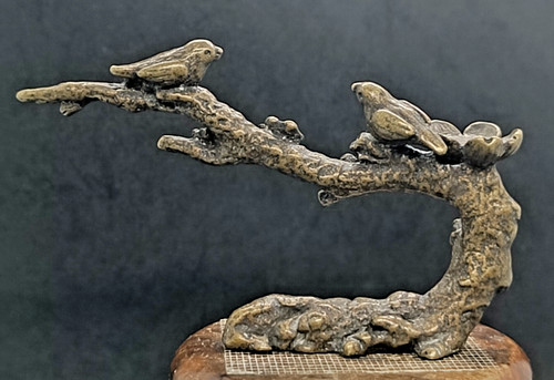 Ancienne statue bronze - statue, en