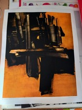 Pierre Soulages - Peinture 1961 - Braun et Cie - 89 x 72 cm