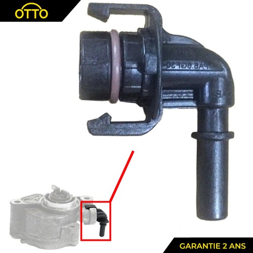 Raccord pompe vide freinage - raccord,