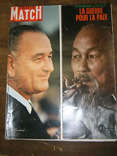 Paris Match N° 995 4 mai 1968 Lyndon Baynes Johnson Ho Chi Minh Biafra Langlois