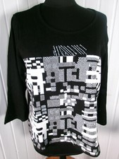 Pull droit maille noir