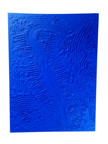 Yves klein bleu tableau fait - klein,