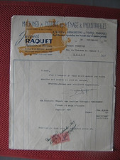 ++"1599" VIEUX PAPIER  FACTURE MACHINE A COUDRE JACQUES RAQUET A LILLE 1948