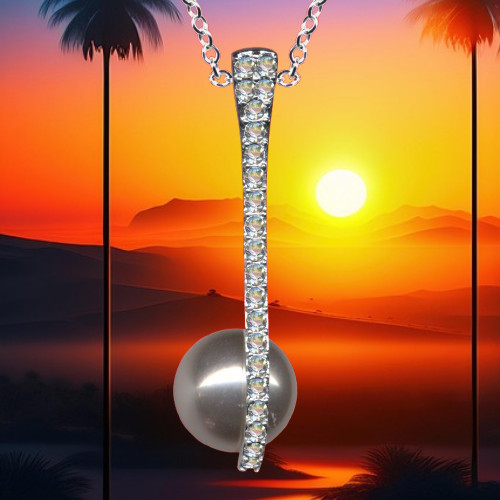 Pendentif art nouveau - pendentif,