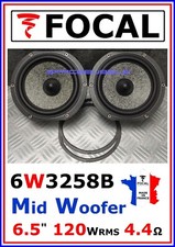 ?⬜? FOCAL MID WOOFER Pair 165 Chorus W 6W3258B 6.5" High end speakers Utopia