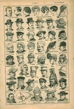 Document ancien coiffures issu du livre de 1934