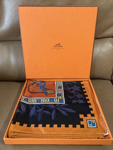 écharpe hermes carré soie - carré, 90