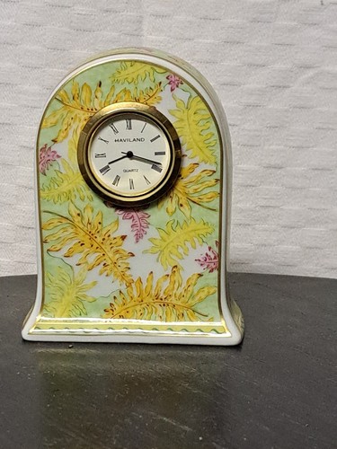 Pendule porcelaine haviland - pendule,