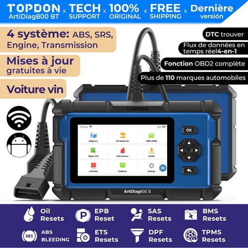 Topdon artidiag600s valise - topdon,