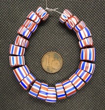 Lot Perles CHEVRON Verre