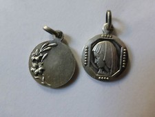 lot 2 médaille en argent Ste